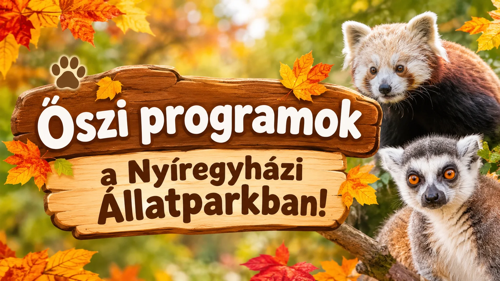Őszi programok a Nyíregyházi Állatparkban! 🍂🦁